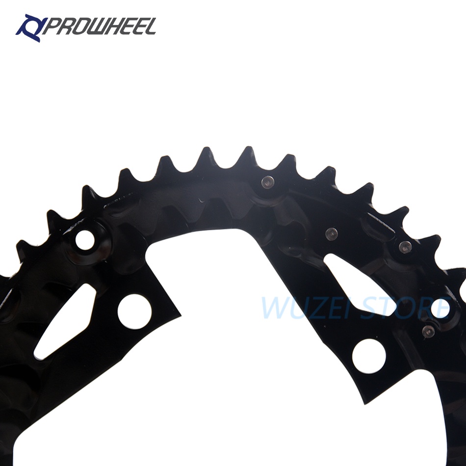 PROWHEEL Mountain Bike Round Chainring 64/96/104BCD 22T 24T 30T 32T 40T 42T 44T crankset steel aluminum alloy Tooth plate Parts