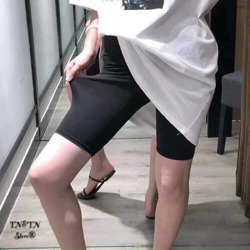 QNU23 - QUẦN LEGGING NỮ NGỐ CUỘN TÍM