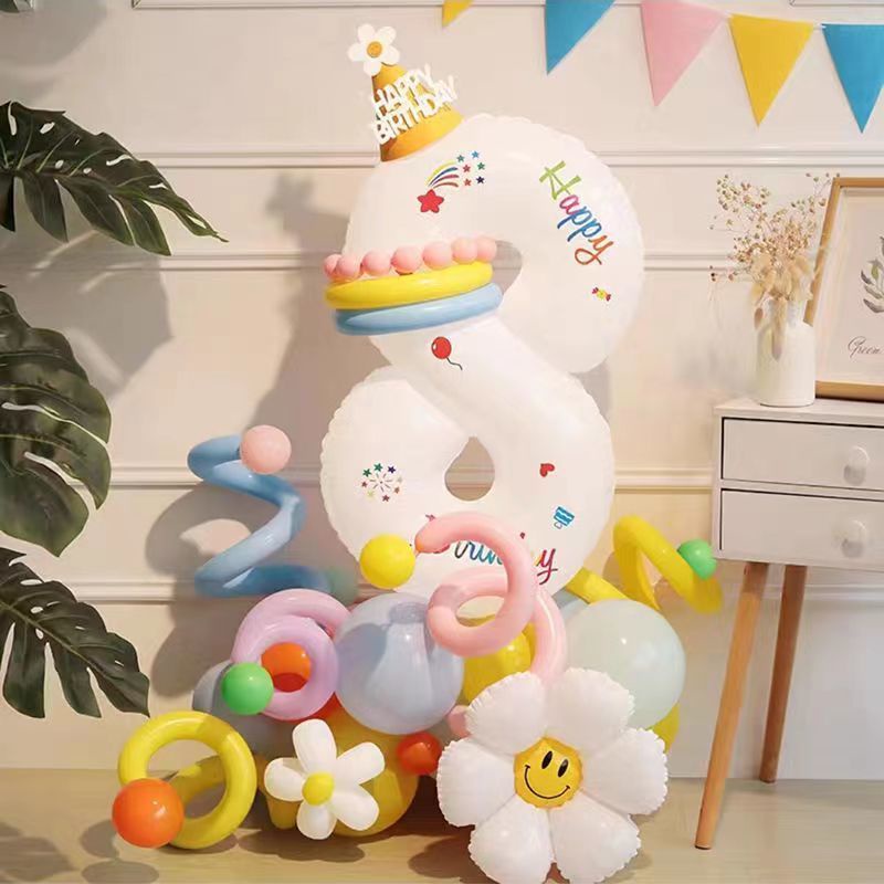 Bong Bóng Trang Trí Tiệc Sinh Nhật / Sinh Nhật Dễ Thương Xinh Xắn Dành Cho Bé