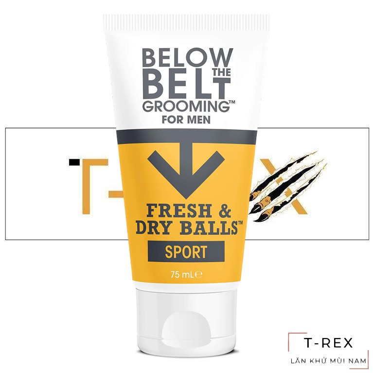 Kem Khử Mùi Vùng Kín Cho Nam Below The Belt Grooming Active 75ML (Dạng Kem)