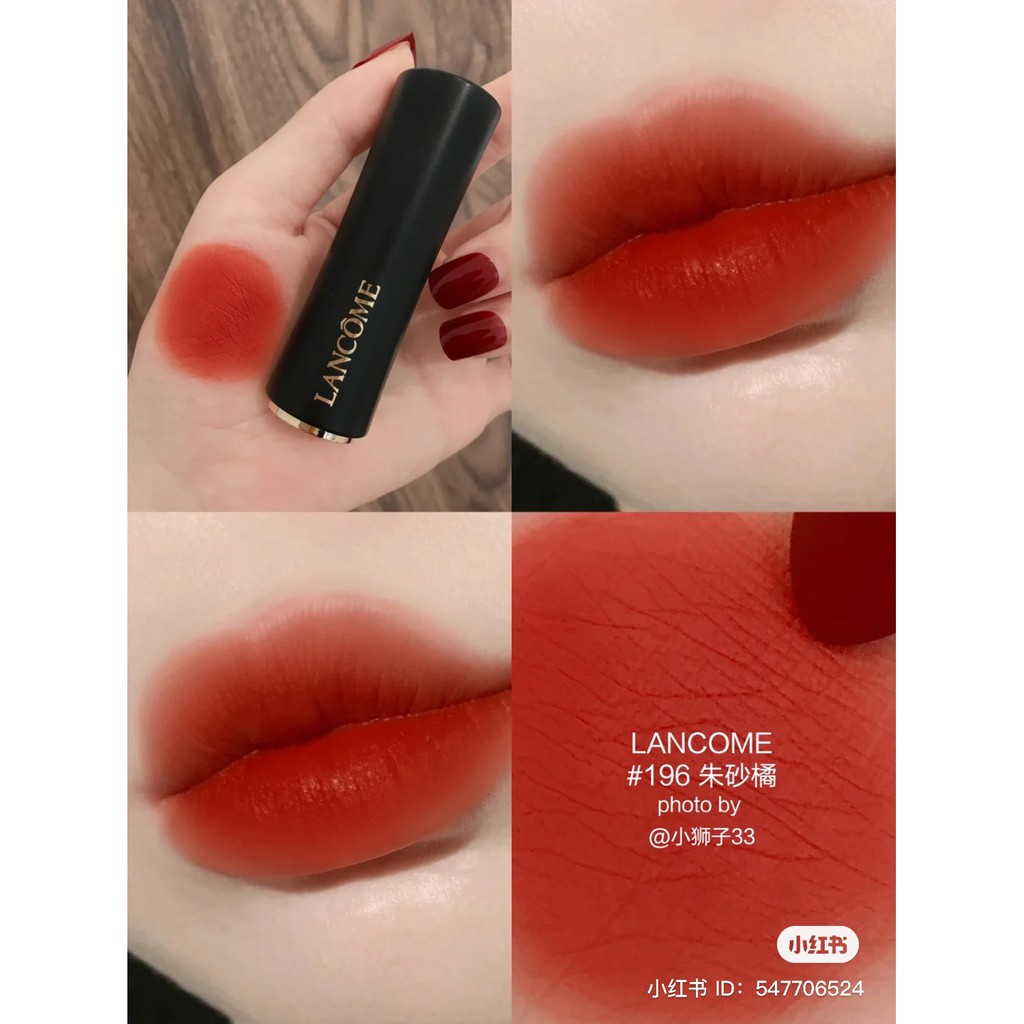 Son thỏi Lancome L'absolu Rouge Drama Matte màu #196 French Touch