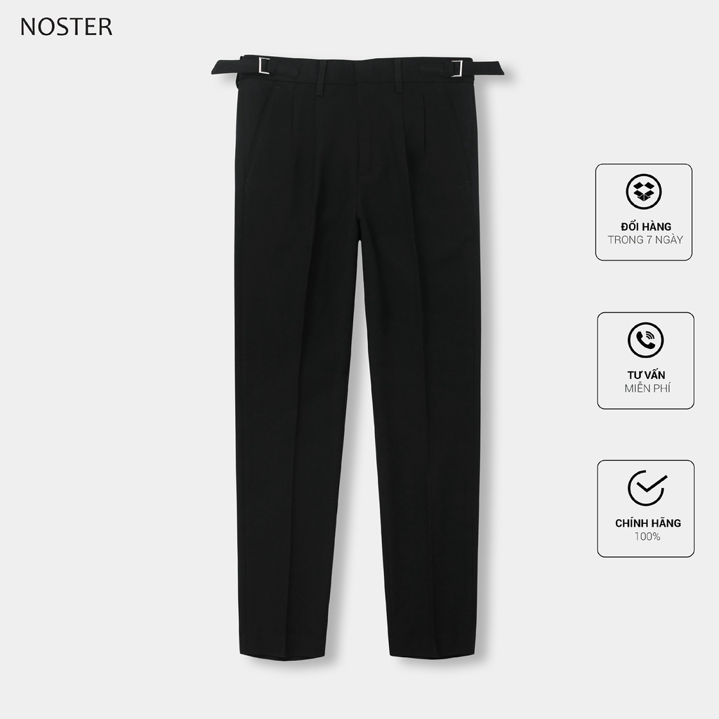 Quần vải âu nam sidetab 2 bên đai, phom dáng hàn, chất vải bền đẹp - Thương hiệu NOSTER mã QVN0007