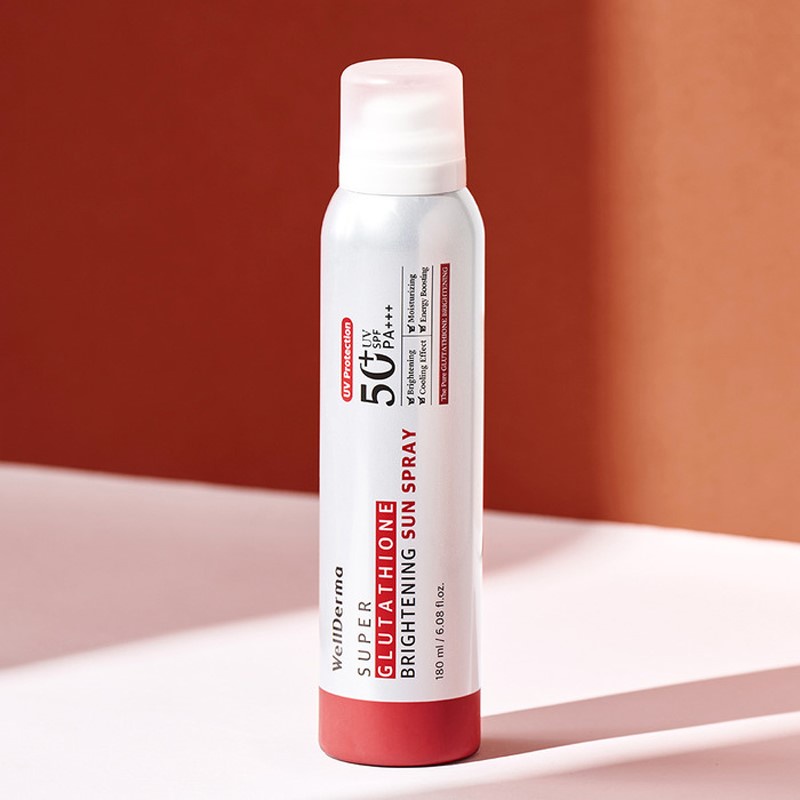 Xịt chống nắng WellDerma Sun Spray SPF 50 PA+++ 180ml