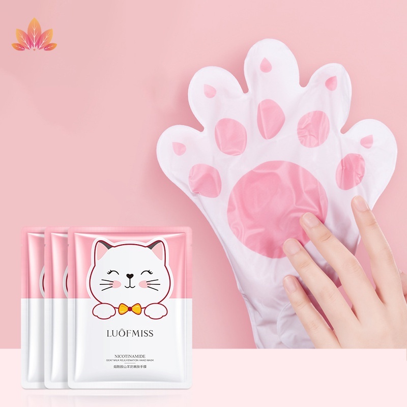Mặt Nạ Sữa Dê Niacinamide Dưỡng Ẩm Tẩy Tế Bào Chết Làm Trẻ Hóa Da Tay / Chân JP5