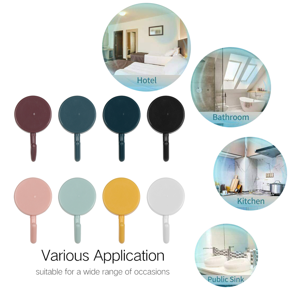 Bộ 10 Móc Dán Tường Treo Đồ Đa Năng Tiện Dụng