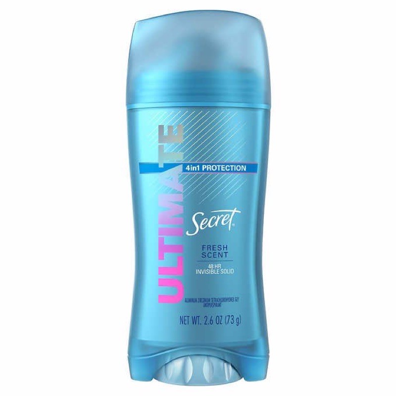 Lăn Khử Mùi Nữ Dạng Sáp Secret Ultimate 4-in-1 Protection Antiperspirant [Chai 73g] xuất xứ USA