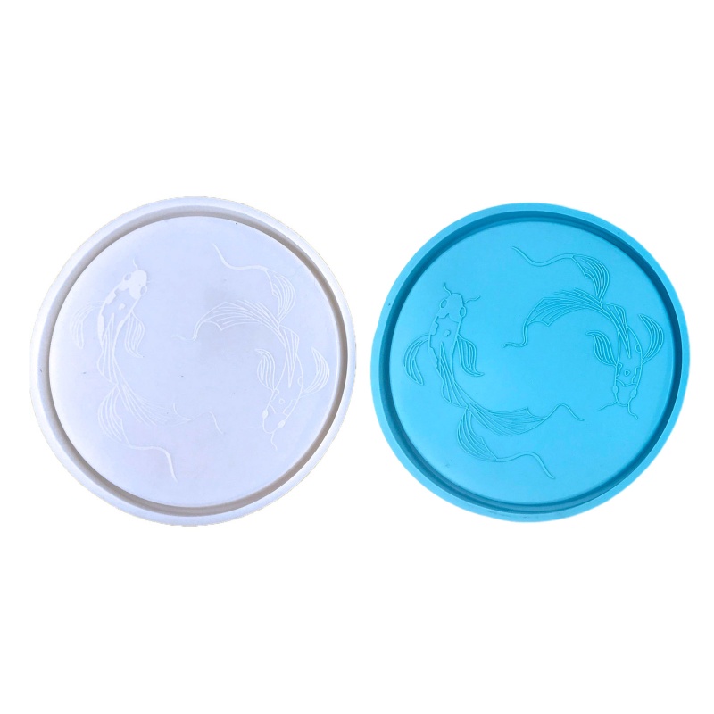 Khuôn Silicone Làm Đế Lót Ly Hình Cá Koi Độc Đáo