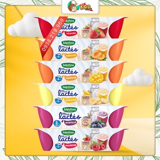Sữa chua nguội Blédina Pháp đủ vị cho bé vỉ 6 hộp