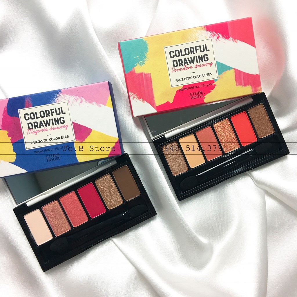 Bảng phấn mắt Hàn Quốc Etude House Colorful Drawing Fantasic Color Eyes