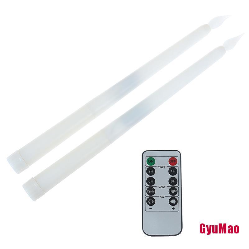 [Rrxgumo] Đèn LED Nến LED Màu Vàng Điều Khiển Từ Xa Bằng Nhựa HDY