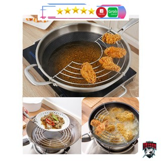 [Giá tốt] Gác rán chảo inox