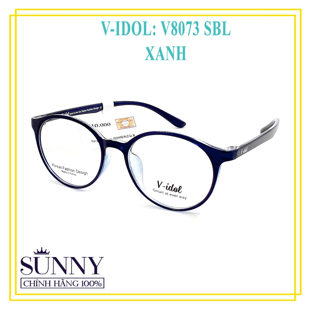 Gọng kính nam nữ thời trang Vidol V8073 chính hãng