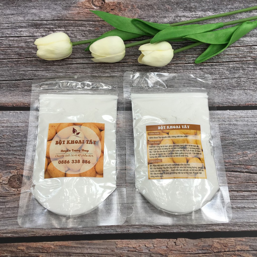 Mặt nạ khoai tây handmade giảm mụn giảm thâm trắng da - Thẩm Mỹ Huyền Trang