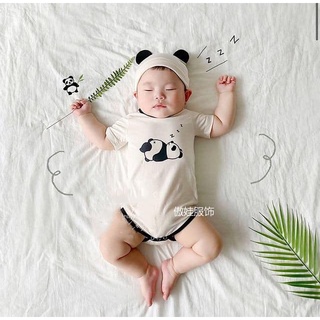 Body gấu trúc + mũ_[Hàng Quảng Châu]