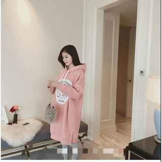 Váy Hoodie Cổ Khóa Basic Chất Đẹp