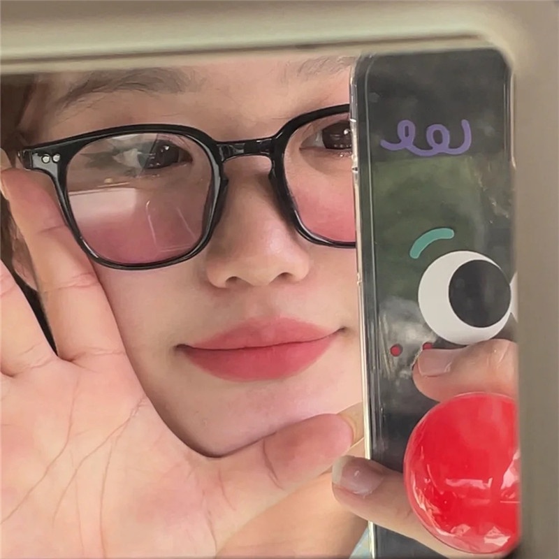 Kính Mát Gọng Vuông Màu Gradient Phong Cách Retro Thời Trang