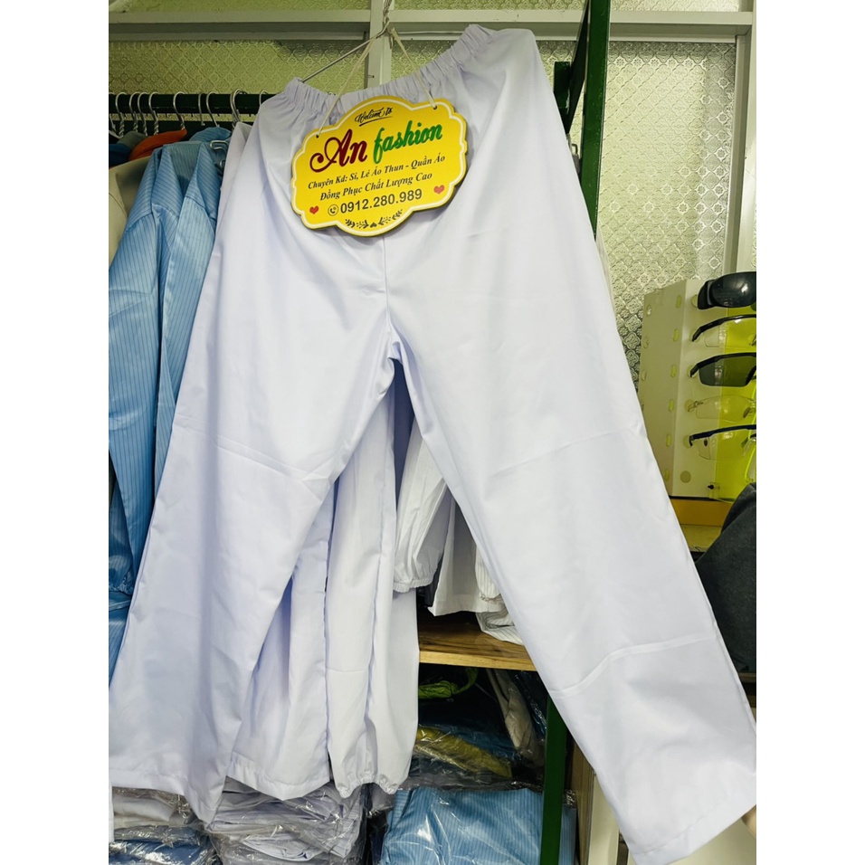 [BIG SIZE] Quần blouse trắng y tế big size 80kg đến 110kg cho nam nữ _ Hình chụp thật