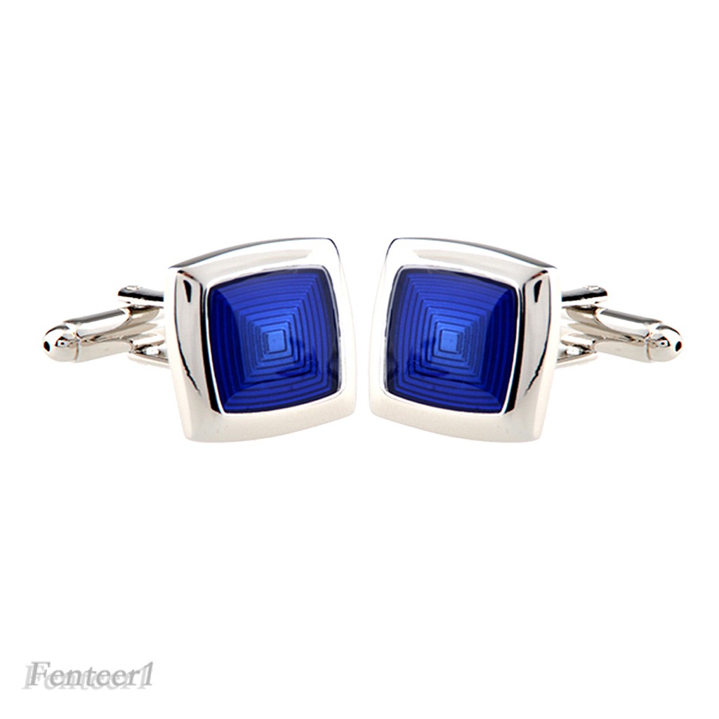 [Fenteer1] Khuy Măng Sét Trơn Quyến Rũ Thanh Lịch Làm Quà Tặng Cho Nam