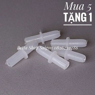 Combo 5 cái Nối dây oxy 2 đầu màu trắng đục