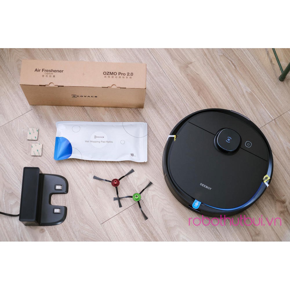 Robot hút bụi Ecovacs Deebot OZMO T9 AIVI 2023 chính hãng nguyên seal