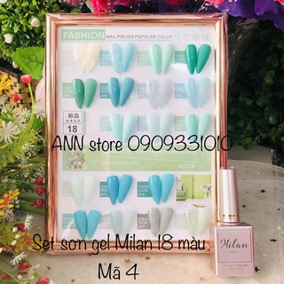 SET SƠN GEL MILAN 18 MÀU