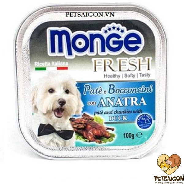 PATE MONGE FRESH CHO CHÓ hộp 100G