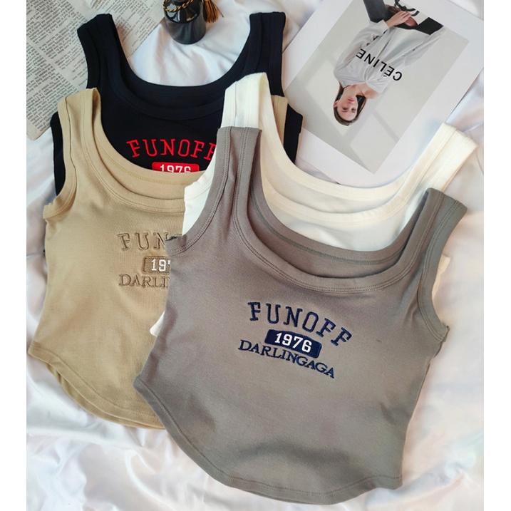 Áo thể thao NZN không tay có mút đệm ngực thời trang cho nữ