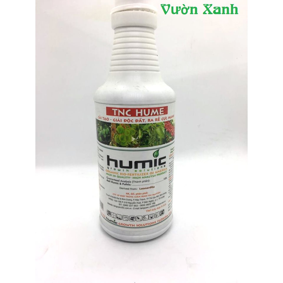 Phân bón TNC Humic 0,5L- bền đất, tốt cây