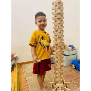 combo 100 thanh rút gỗ xếp hình Kapla Koto chỉ 90k