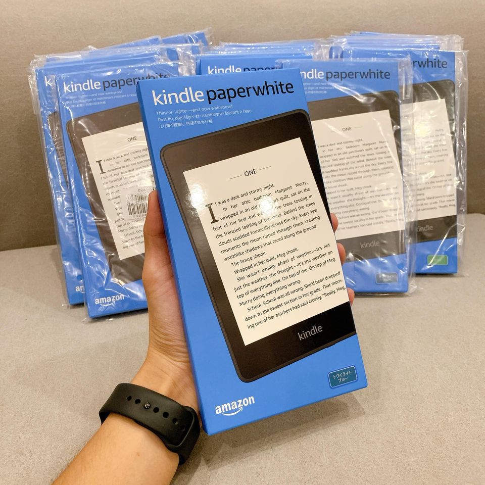 Máy đọc sách Kindle PaperWhite gen 4 (10th) chính hãng, nguyên seal 100%
