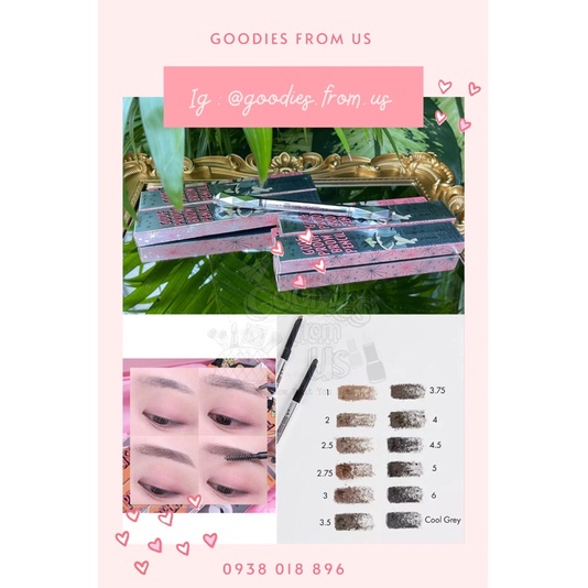 Chì kẻ mày đầu ngang Benefit Goof Proof Brow Pencil Easy Shape & Fill SALE 50% !!