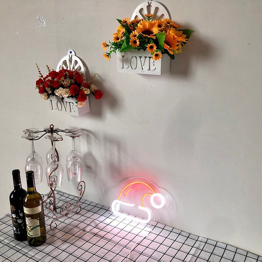 Mũ Noel Đèn Led Neon, Thiết kế trang trí phòng dịp giáng sinh, thiết kế theo yêu cầu đa dạng màu sắc