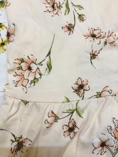 Áo babydoll hoạ tiết