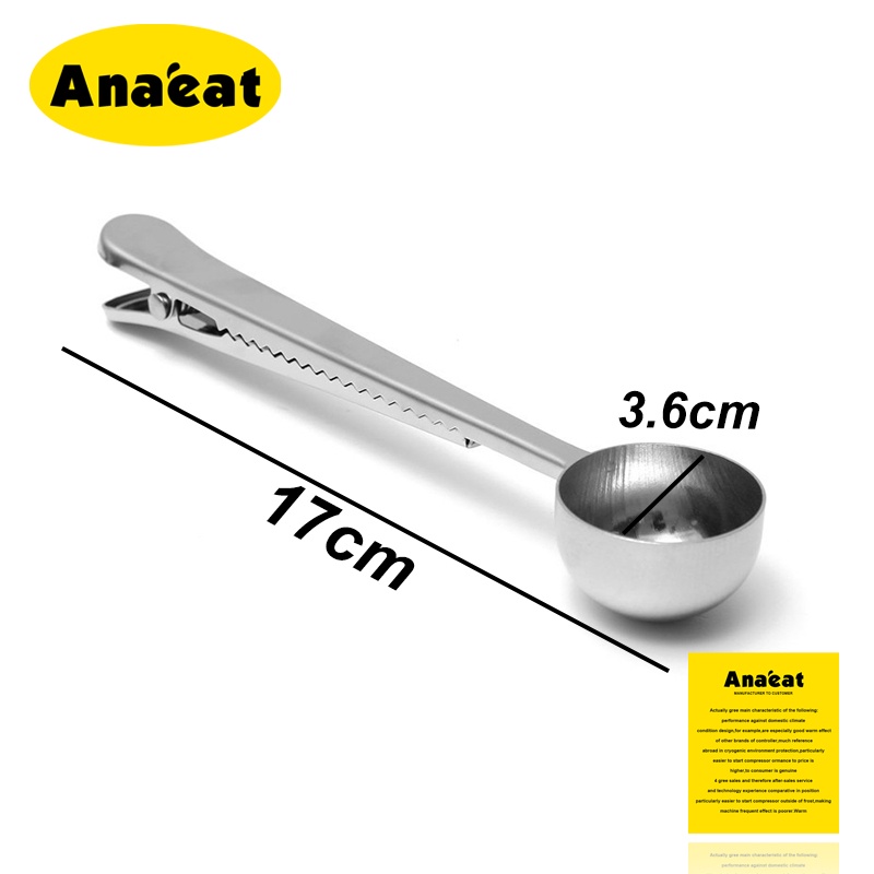 Muỗng đo lường bột Anaeat bằng thép không gỉ đa dụng