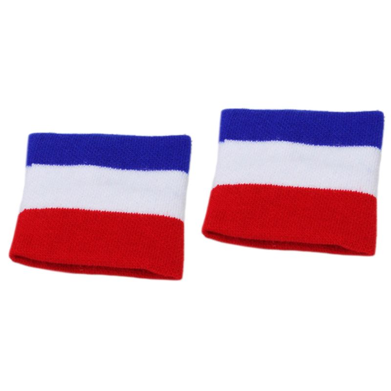 Set 2 băng đeo cổ tay bảo vệ khi chơi thể thao phong cách hip-hop cho người lớn/trẻ em