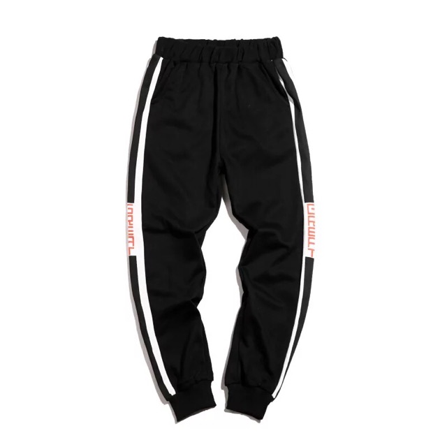 Quần jogger Nỉ unsiex Chữ Giữa nam nữ phong cách ulzzang Wind | BigBuy360 - bigbuy360.vn