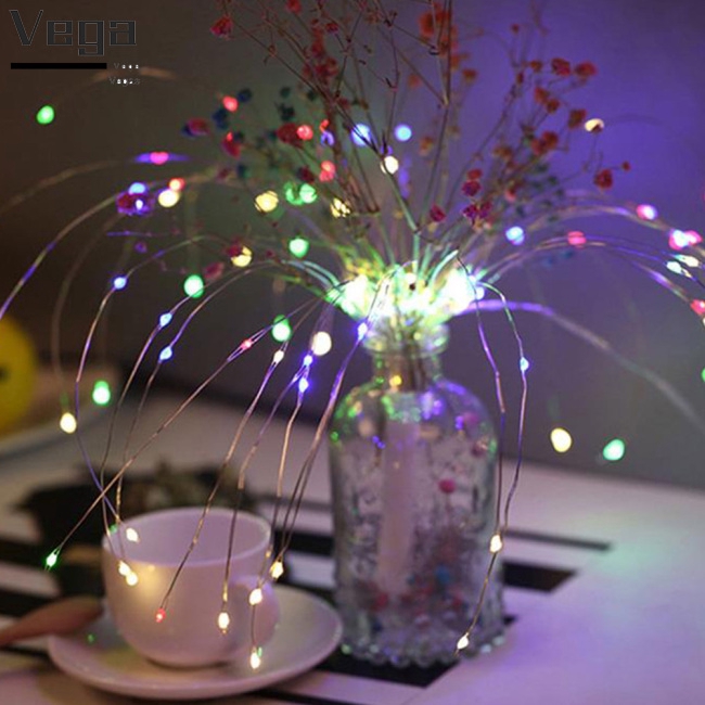 160 LED Fireworks LED Fairy String Light Battery Powered Garland Outdoor Christmas Decoration