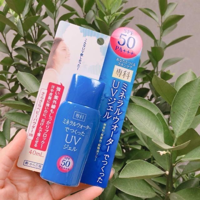 Kem chống nắng Shiseido Hada Senka Mineral Water UV Gel SPF 50/PA