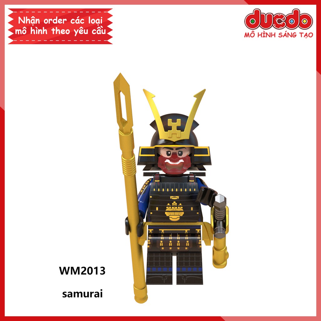 Minifigures các nhân vật Samurai tuyệt đẹp - Đồ chơi Lắp ghép Xếp hình Mini Mô hình WM WM6096