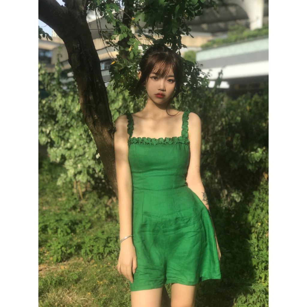 Đầm Ren Cổ Vuông Kiểu Retro Thời Trang Mùa Hè 2021 Cho Nữ | BigBuy360 - bigbuy360.vn