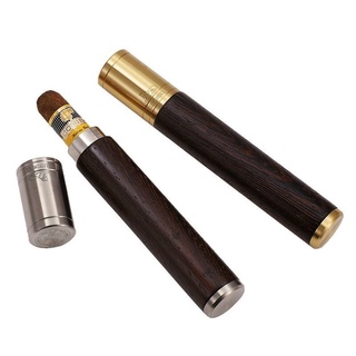 Ống đựng cigar 1 điếu nắp đồng Lb-hy1