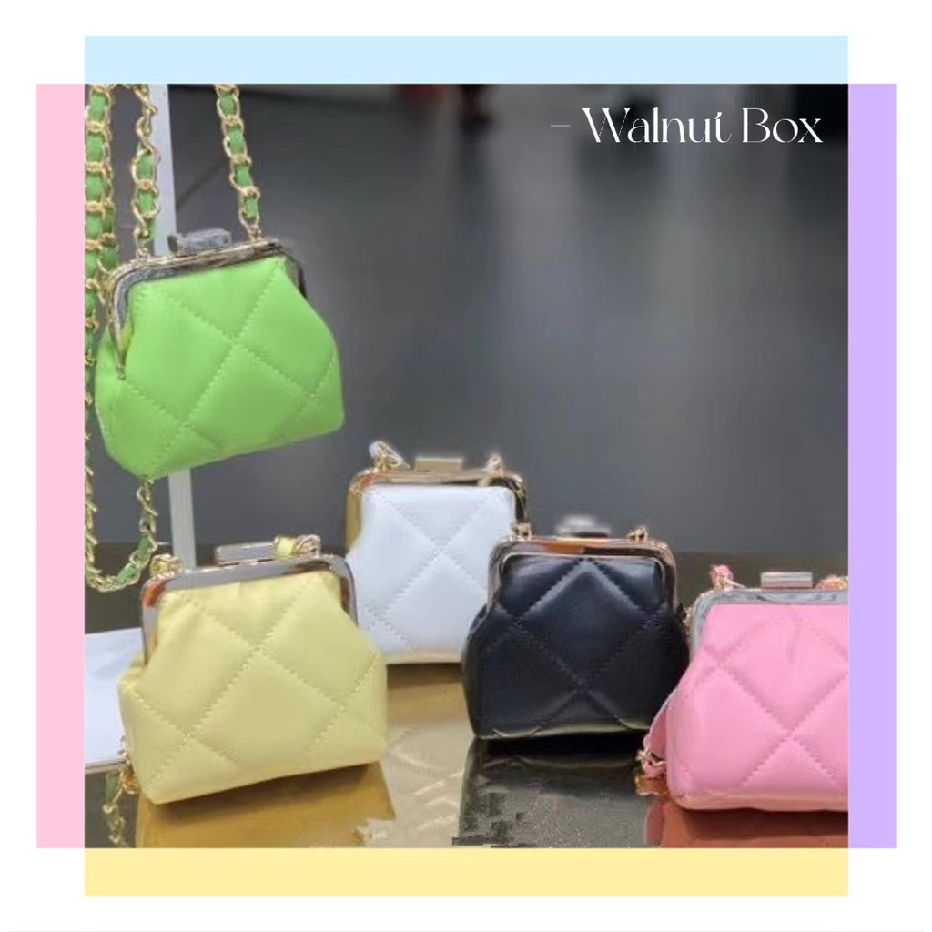 Túi Đeo Chéo Mini Đính Đá Lấp Lánh Thời Trang Mùa Hè Cho Nữ