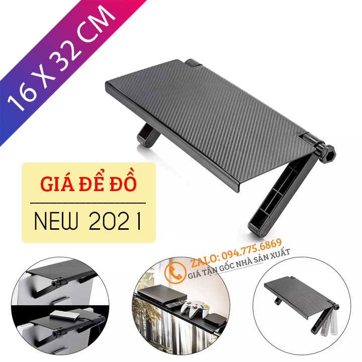 Giá Để Đồ Gác Trên Màn Hình Máy Tính - Tivi - Screen Top Shelf - Khay Để 32CM - Chốt Khóa Chặt Và An Toàn - Model: Q10