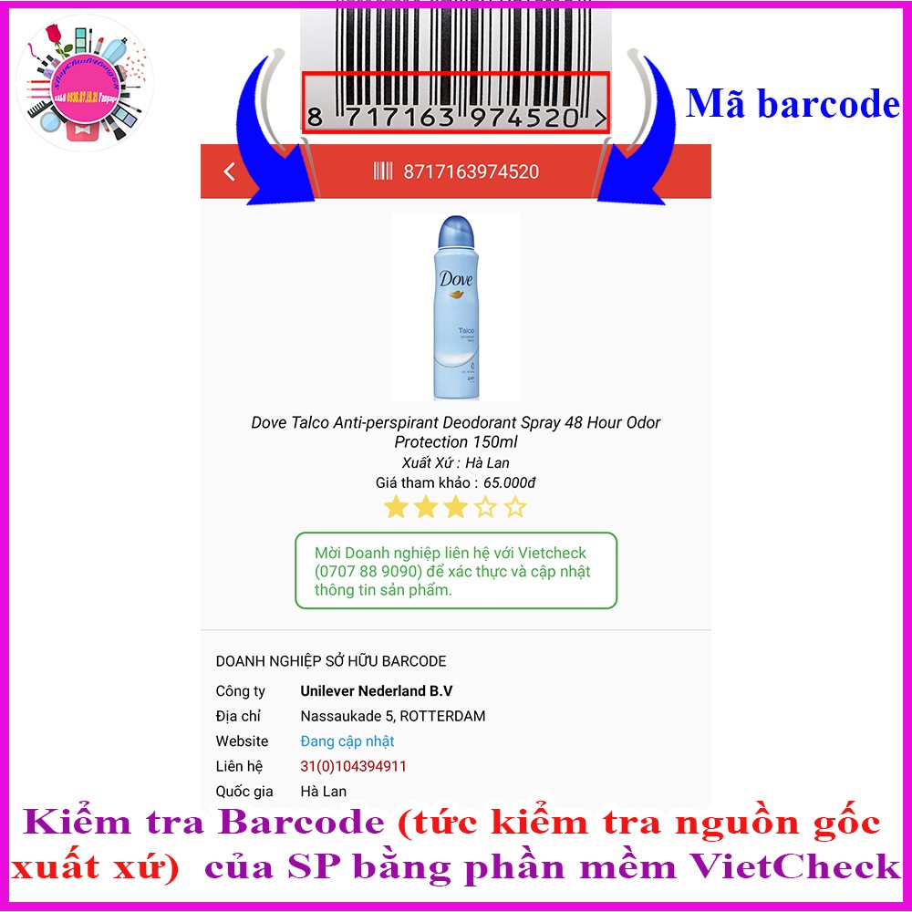 XỊT KHỬ MÙI DOVE 150ML CHÂU ÂU – HÀ LAN | BigBuy360 - bigbuy360.vn