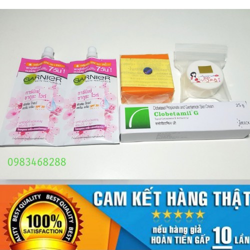 [ HÀNG THÁI LAN 100%] Bộ mụn nám túi clobetamilg chính hãng