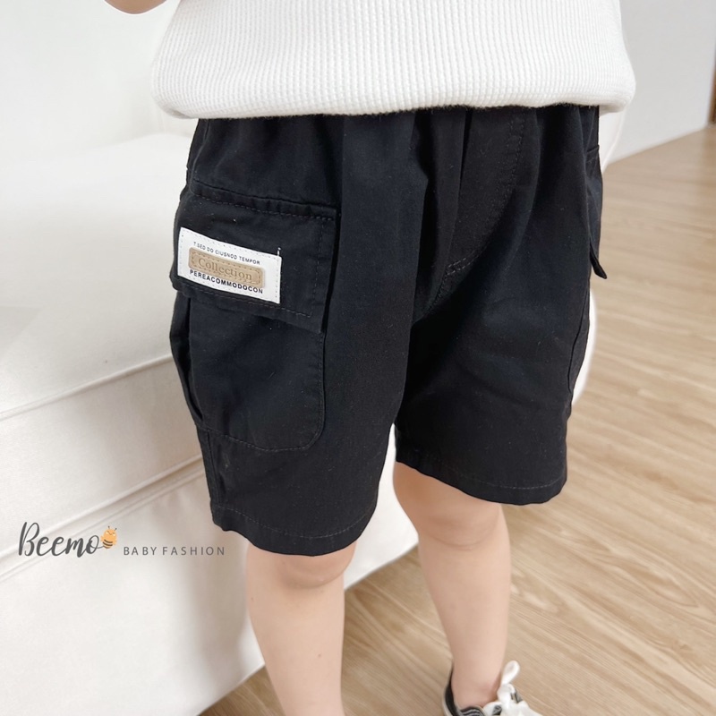 Quần short kaki mềm mát bé trai-MS60