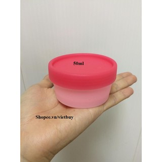hũ nhựa hồng 50g