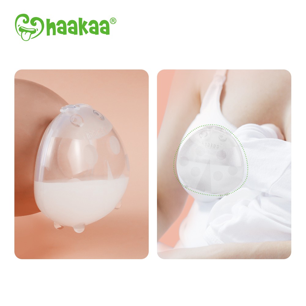 Miếng lót hứng sữa Silicone Haakaa tiết kiệm từng giọt sữa mẹ quý giá, Số 1 thế giới
