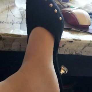 Oder sz 34-39(kèm ảnh thật)  sục cao gót có cả da lộn lẫn da pu