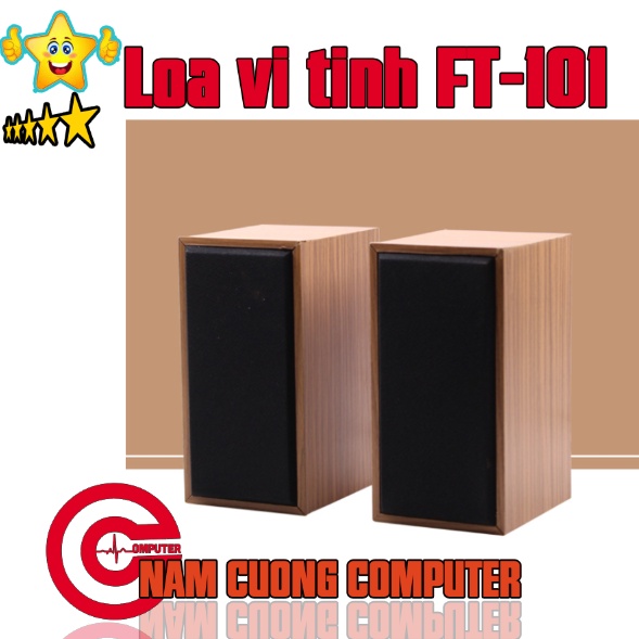 Loa FT-101, Loa Vi Tính Di Động 2.0 Vỏ Gỗ - Bảo Hành 12 Tháng